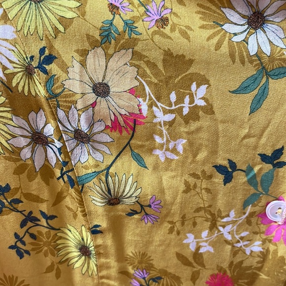 Velvet by Graham & Spencer Yellow Floral Dress - Picture 3 of 6